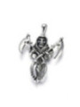 Handgefertigter Talisman aus Edelstahl, Heiliger Tod