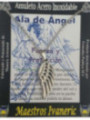 Handgefertigter Engelsflügel-Talisman aus Edelstahl. Stärke und Schutz.