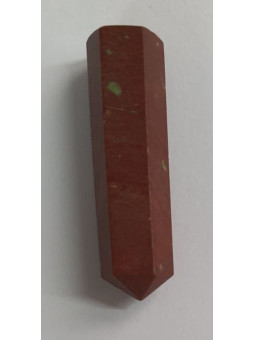 Zweifach bestimmte Mineralspitze Roter Jaspis 2-3cm