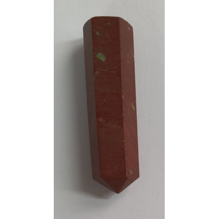 Zweifach bestimmte Mineralspitze Roter Jaspis 2-3cm
