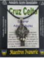 Handgefertigter Edelstahl Talisman, Keltisches Kreuz