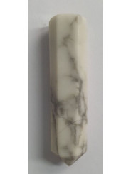 Howlite 2-3cm Bi-determinierte Mineralienspitze