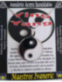 Handgefertigte Edelstahl Talisman Ying Yang Medaille