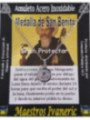 Handgefertigter Talisman aus Edelstahl, 1,2 cm Durchmesser, Heiliger Benedikt, Großer Beschützer
