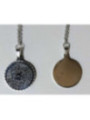 Handgefertigter Talisman aus Edelstahl, Vater unser