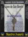 Handgefertigter Talisman aus Edelstahl, Großer Beschützer Schlüssel des Heiligen Benedikt,