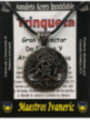 Handgefertigter Edelstahl-Talisman, Trinquette im großen keltischen Kreis
