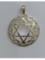 Silbernes Metall-Symbol des vierten Chakras
