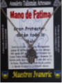 Handgefertigter Talisman Hand der Fatima Klein, 2,1 x 1,5 cm