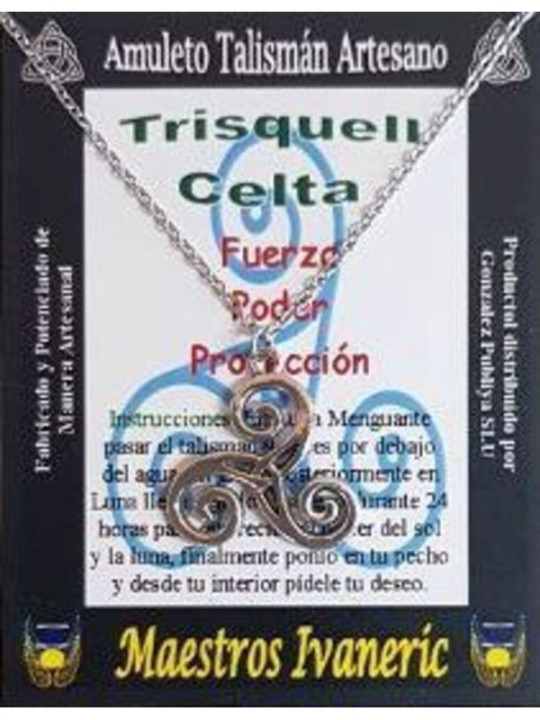 Keltischer Trisquell Kunsthandwerklicher Talisman