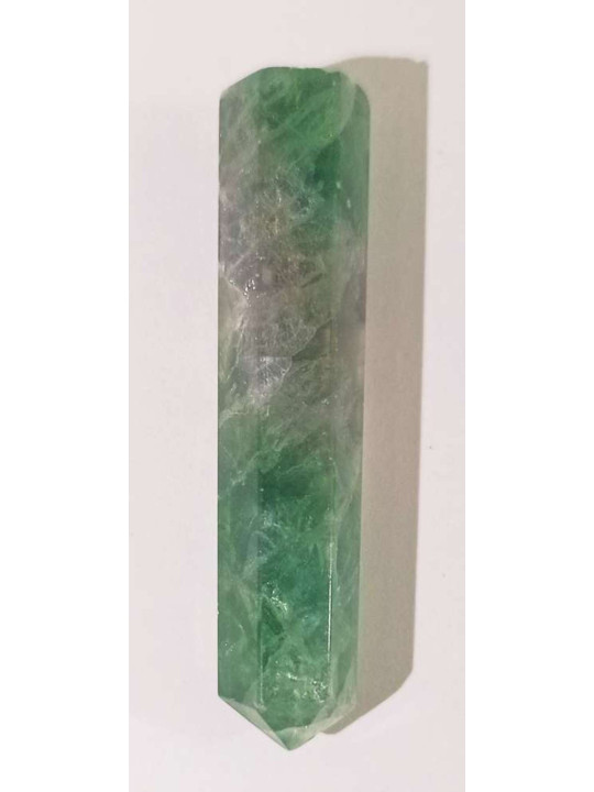 Zweifach bestimmter Fluorit Grün 2-3cm Mineral Spitze