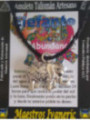 Handgefertigter Talisman Großer Elefant. 2,9 x 3,3 cm mit Lanyard