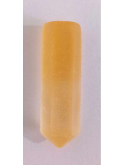 Zweibestimmter Selenit Orange 2-3cm Mineral Spitze