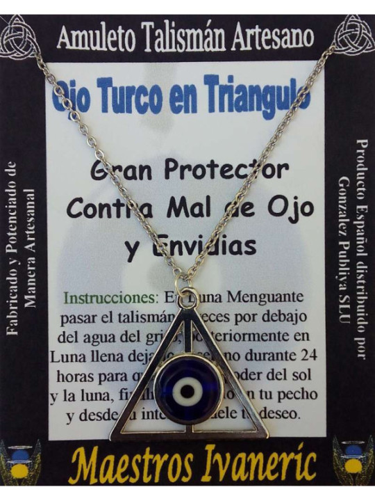 Talismanic Craftsman Türkisches Auge in Dreieck