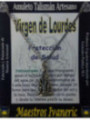 Handgefertigter Talisman Jungfrau von Lourdes
