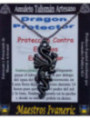 Kunsthandwerklicher Talisman Drachenbeschützer