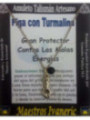 Handgefertigter Talisman Figa Faust mit Turmalin