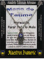 Handgefertigter Talisman Hand der Fatima mit türkischem Auge