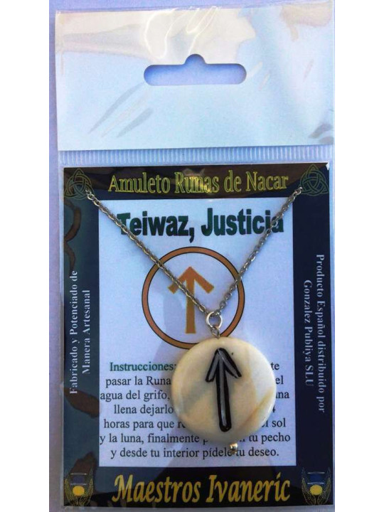 Pendant Rune Justice. Rechtliche Fragen.