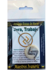 Pendant Rune Work, Wohlstand bei der Arbeit.