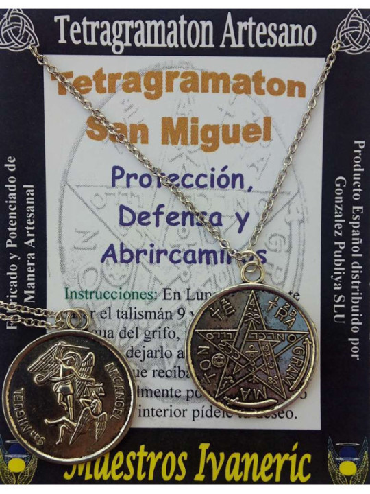 Amulett Tetragramaton Heiligekt Michael