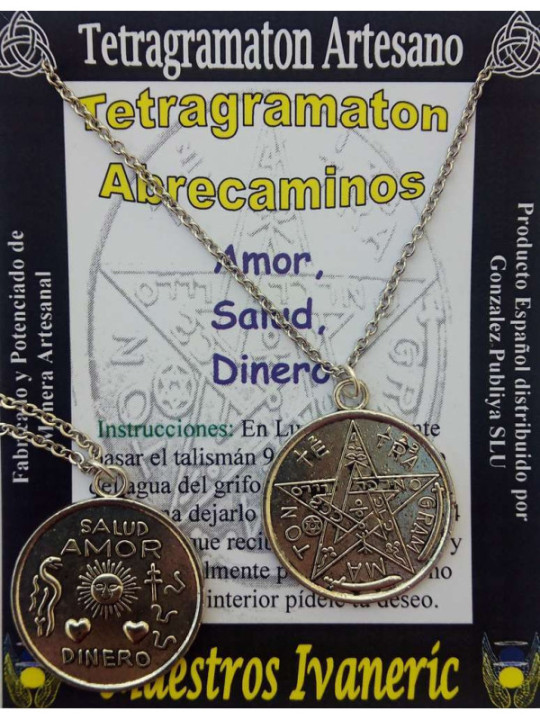 Amulett Tetragramaton Straßenöffner