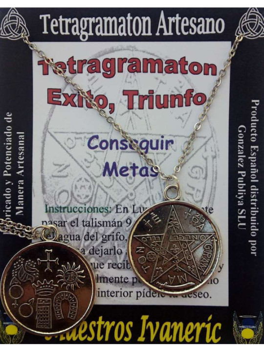 Amulett Tetragramaton Erfolg, Triumph
