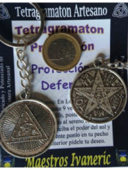 Tetragramaton Schlüsselanhänger Amulett. Schutz