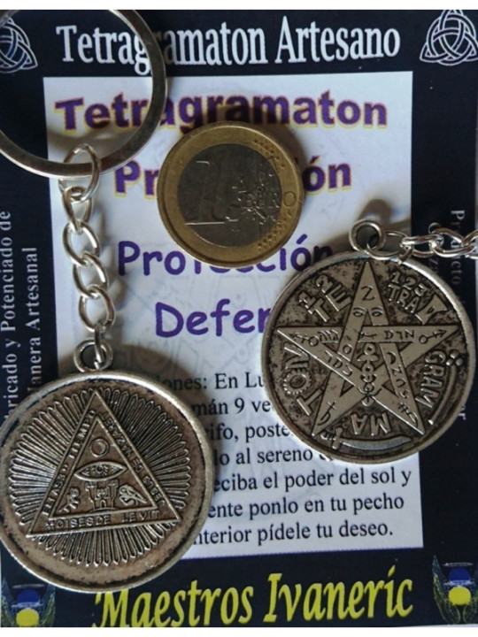 Tetragramaton Schlüsselanhänger Amulett. Schutz