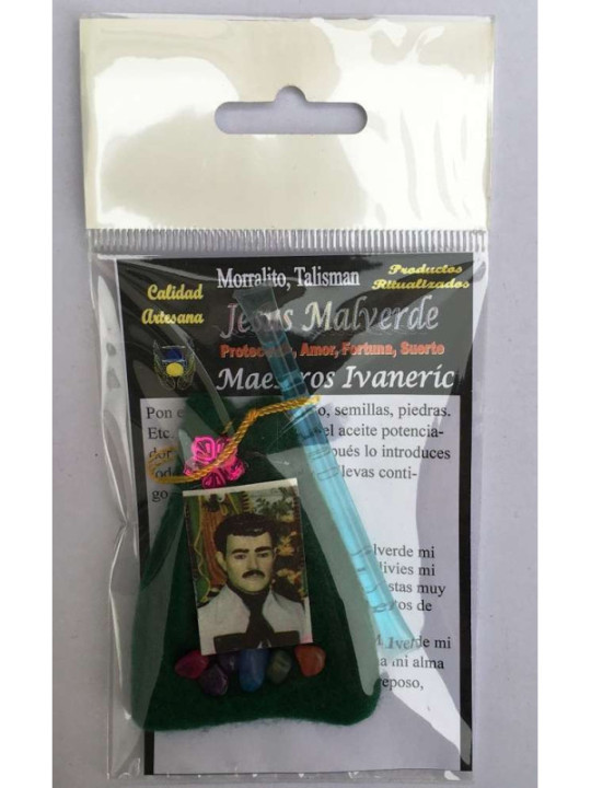 Mächtiges Jesus Malverde Amulett