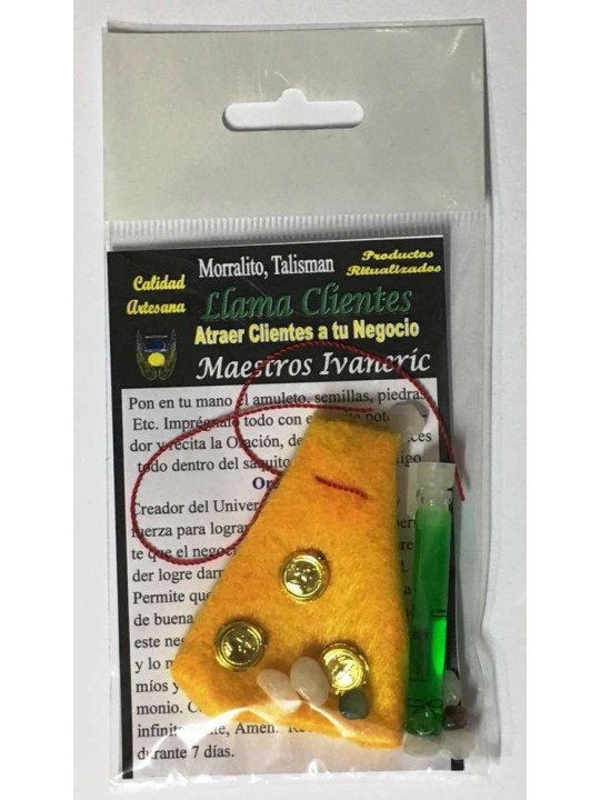 Mächtiges Amulett Morralito Llama Kunden