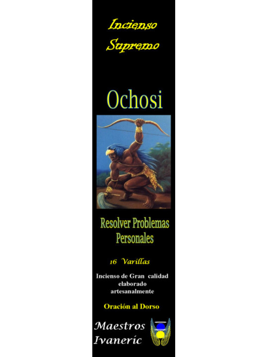 Ochosi Höchste Heiligeteria Weihrauch, mit Gebet