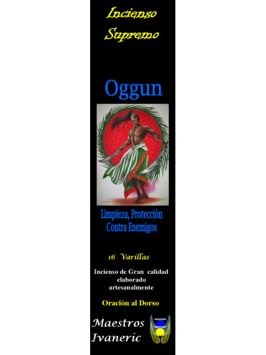 Oggun Heiligeteria Höchste Weihrauch, mit Gebet