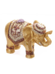 Räucherstäbchenhalter Figur, Violett Glückselefant