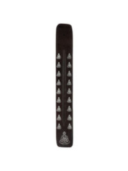Schwarzer hölzerner Räucherstäbchenhalter Buddha Design