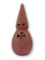 Handgefertigtes Nazarener-Röhrchen aus Ton 19 cm