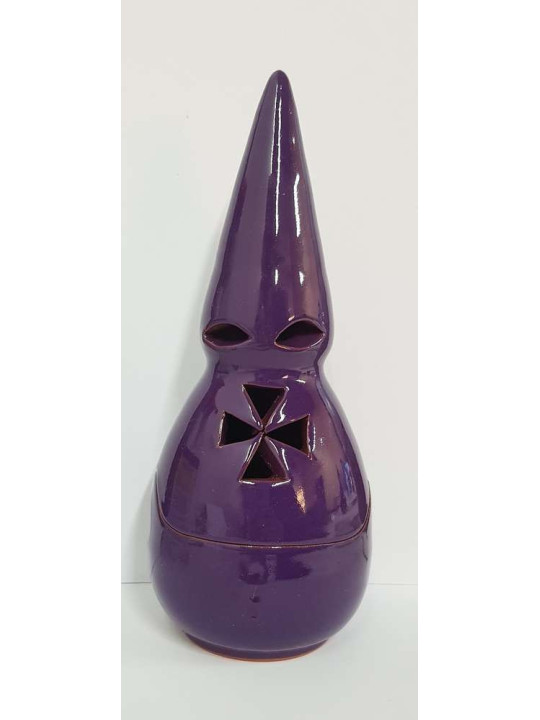 Nazarener Räuchergefäß Handgefertigtes Räuchergefäß Lila 19cm