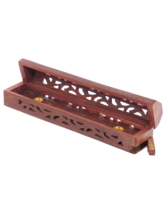 Räucherstäbchenbox, Holz, für Kegel und Stäbchen