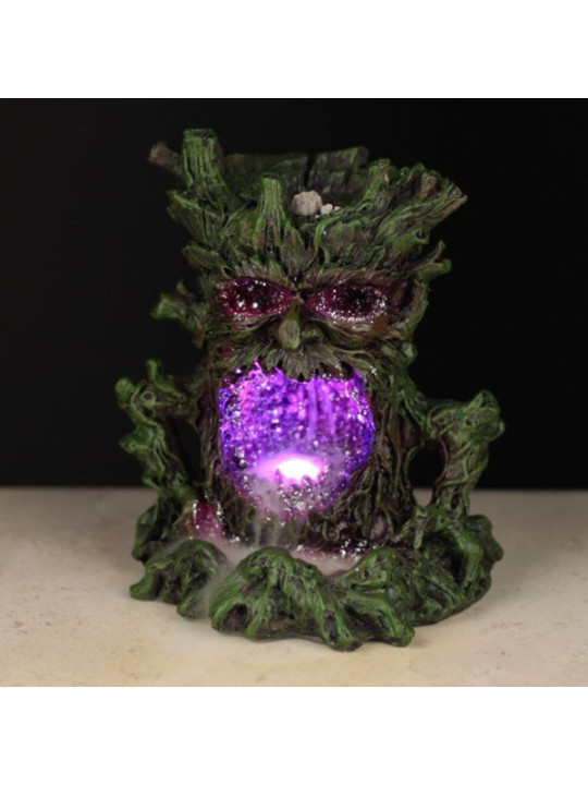 Reflux Weihrauchbrenner und Led-Licht, Grüner Baummann