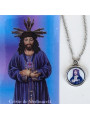 Emaillierte Medaille Jesus von Medinaceli 14mm mit Druck